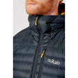 Rab Microlight Alpine Jacket - Men's - Beluga - Model Front Zip Detail