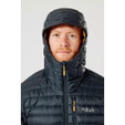 Rab Microlight Alpine Jacket - Men's - Beluga - Model Front Hood Detail