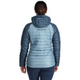 Rab Microlight Alpine Jacket - Women's - Orion Blue / Citadel - Model Back