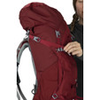 Osprey Ariel 55 - Women's - Claret Red - detail