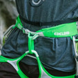 Edelrid Ace II Harness - Neon Green - in use