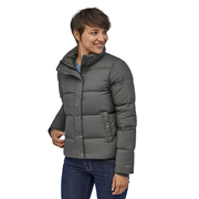 Silent Down Jacket - Women's - Forge Grey - on model