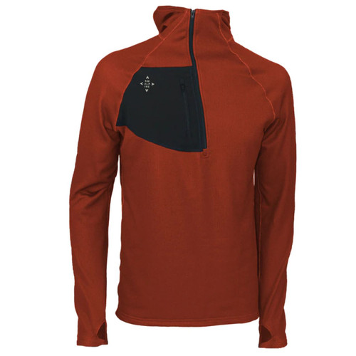 Northwest Alpine Black Spider Hoody - Men's - Red Cinder