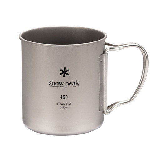 Snow Peak Titanium Single Wall 450 Mug MG-143