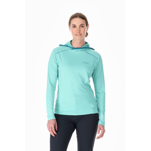 Rab Force Hoody - Women's - Meltwater - Model Front
