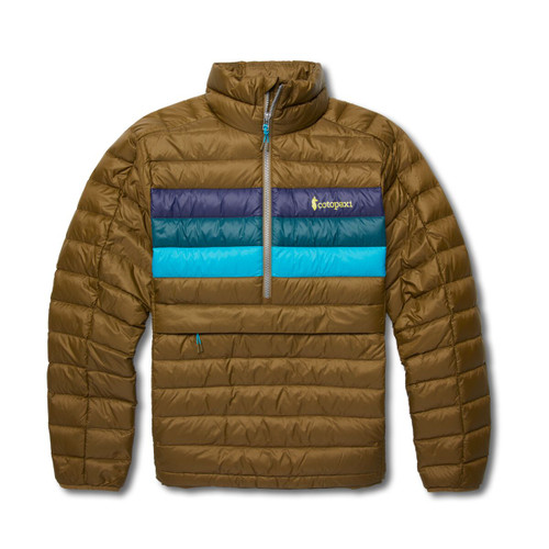 Cotopaxi - Fuego Down Pullover - Men's - Oak Stripes - Front