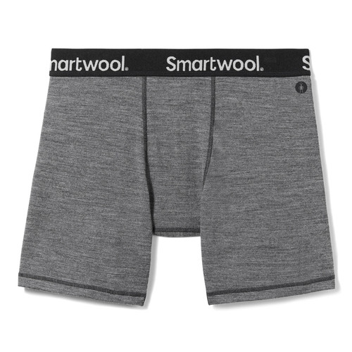 Smartwool Intraknit 6in Boxer Brief - Men's, Lead, S at