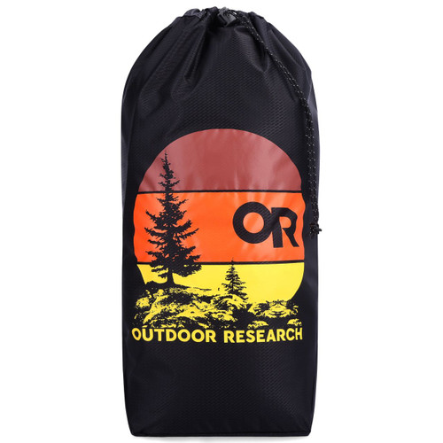Outdoor Research PackOut Graphic Stuff Sack - Sunset - Black