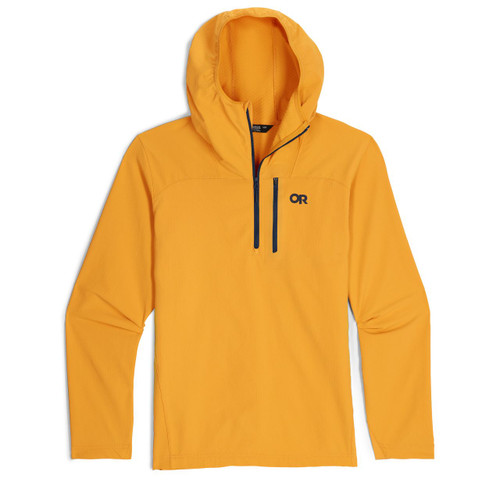 Outdoor Research Freewheel Half Zip Hoodie - Men's - Caramel