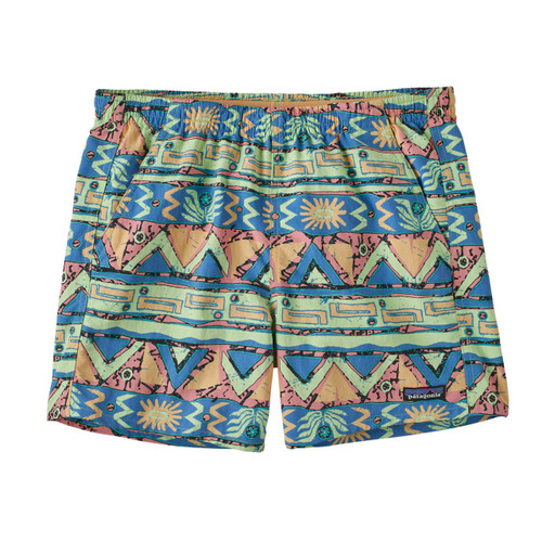 Patagonia Baggies Shorts - 5 in. - Women's - High Hopes Geo / Salamander Green