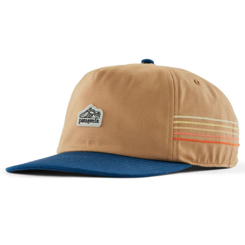 Patagonia Line Logo Ridge Stripe Funfarer Cap - Grayling Brown