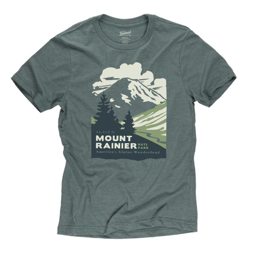 Landmark Project Mount Rainier National Park Tee - Manatee