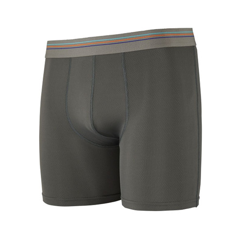 Patagonia Sender Boxer Briefs - 6 in. - Men's - Forge Grey