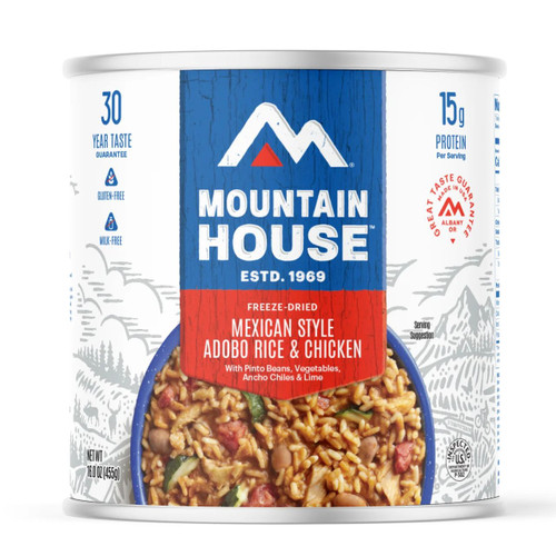 Mountain House Mexican-Style Adobo Rice & Chicken - No. 10 Can
