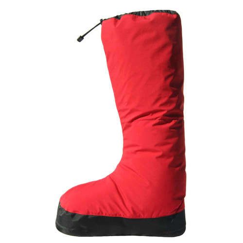 Western Mountaineering Expedition Down Booties - Unisex - Red