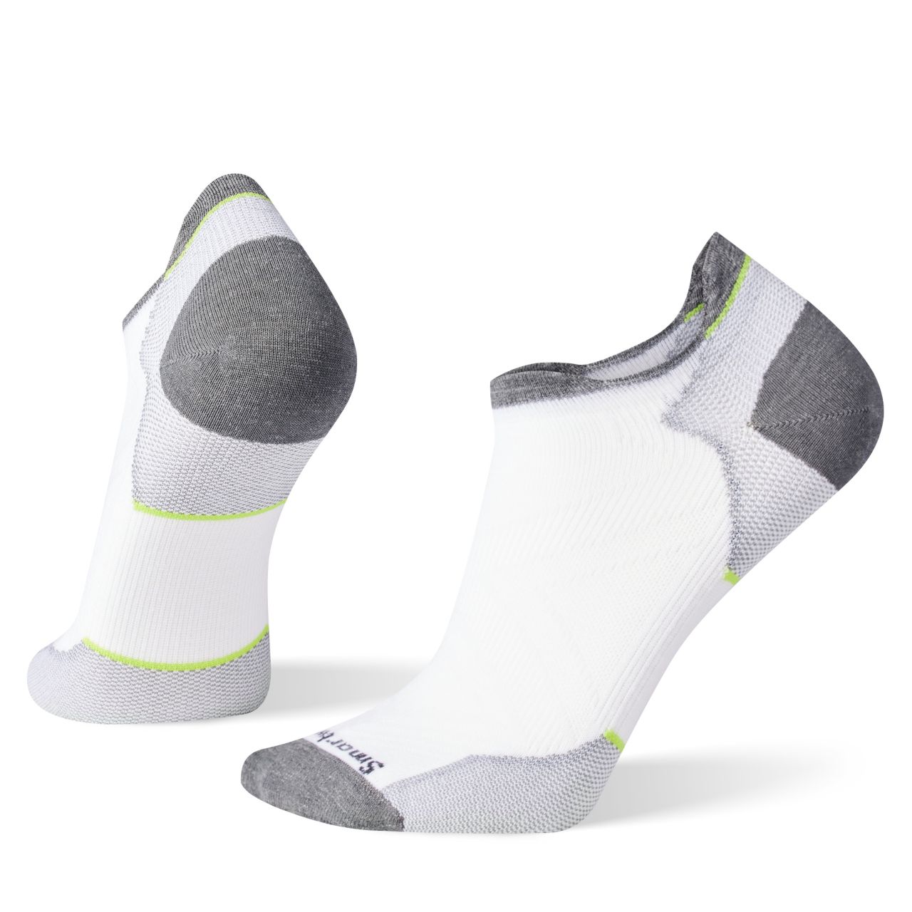 Smartwool Run Zero Cushion Low Ankle Socks - Men's - White