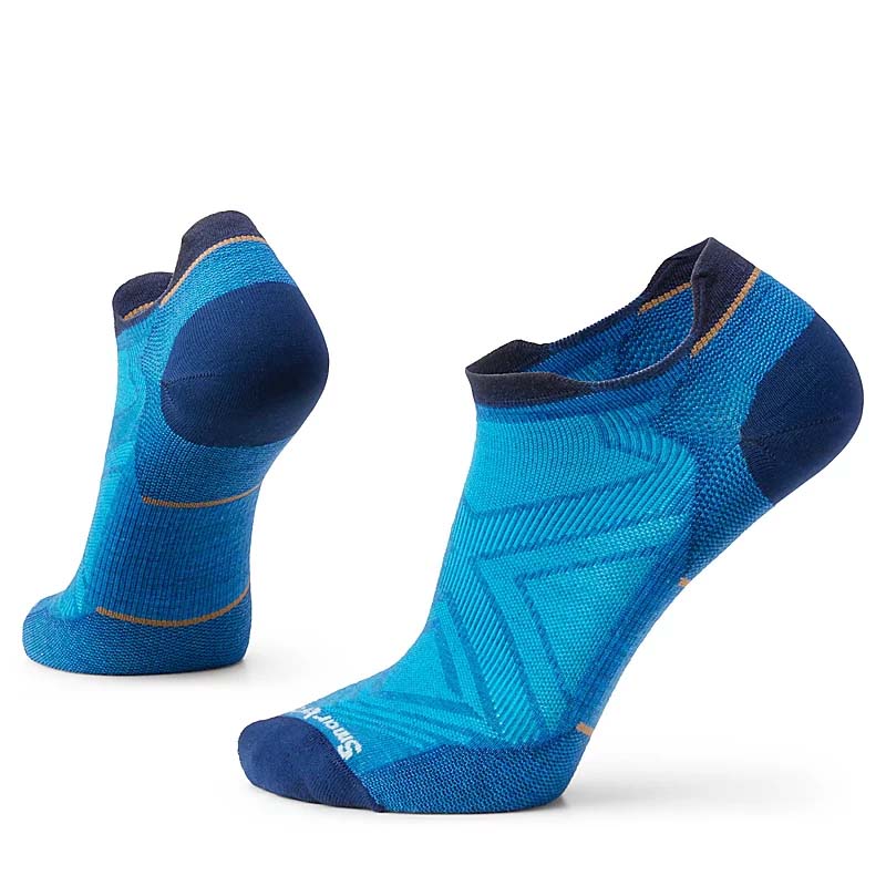 Smartwool Run Zero Cushion Low Ankle Socks - Men's - Laguna Blue