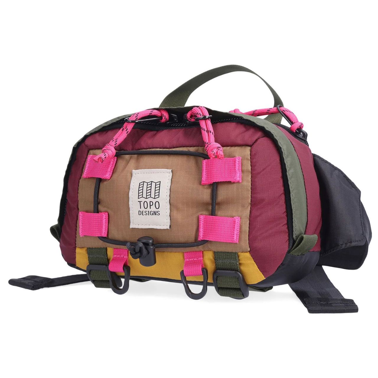 Topo Designs Mountain Duffel - Burgundy/Dark Khaki