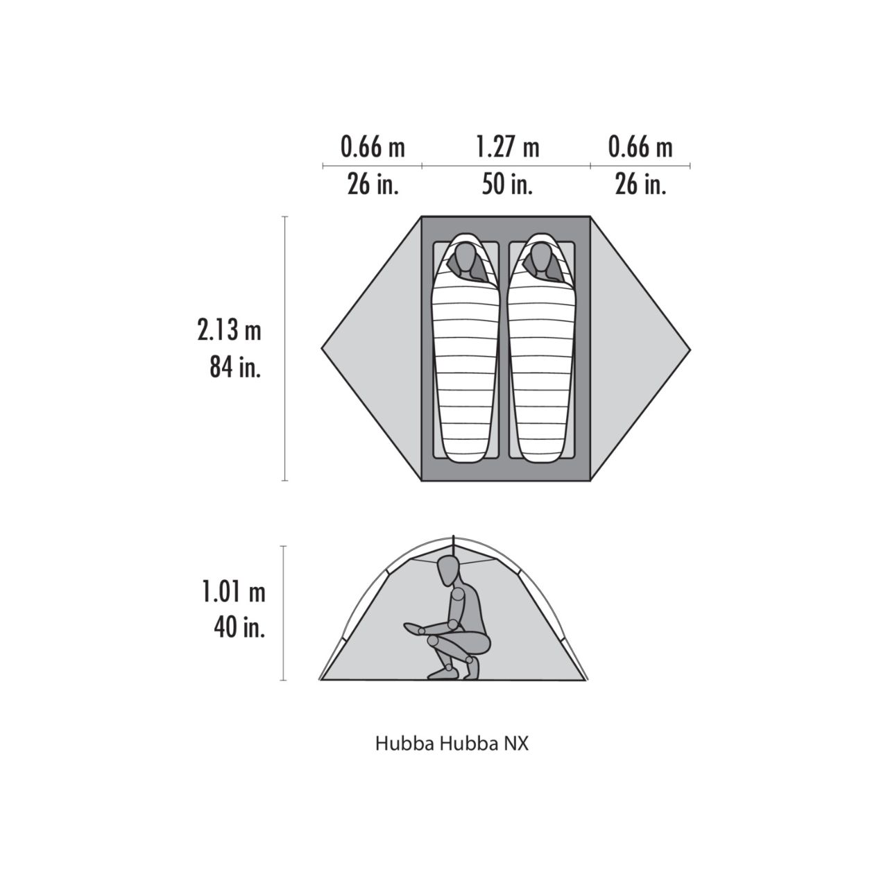 catalogus Kerel zijde MSR Hubba Hubba 2 Tent | 3 Season Backpacking Tent