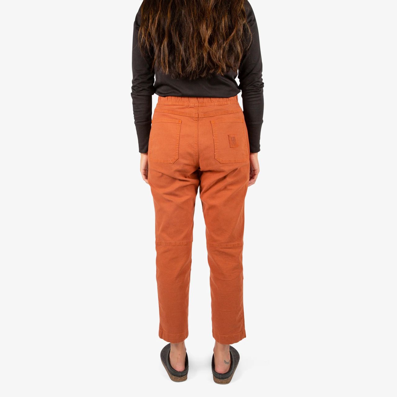 Topo Designs, Pants & Jumpsuits, Topo Designs Women Size 8 Work Pants  Brown Canvas High Waist Straight Leg
