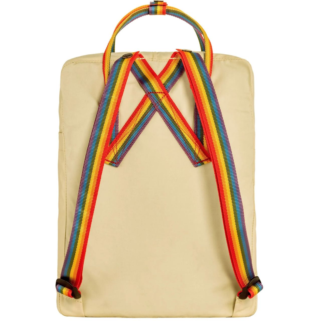 Fjallraven Patch Logo Kanken Rainbow Handle Backpack