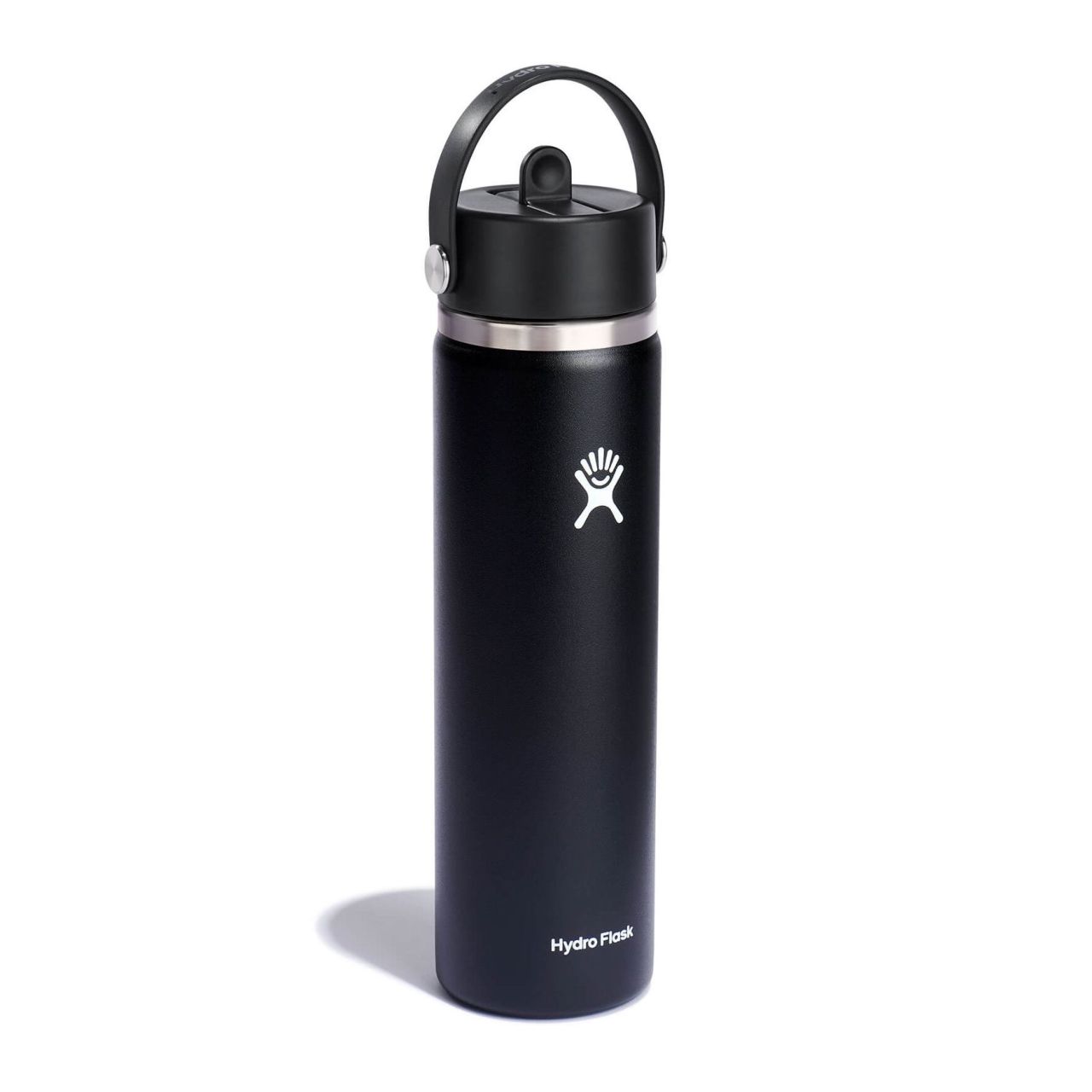 24ct. Custom Hydro Flask Black Wide Mouth with Flex Cap 32oz. by Corporate Gear