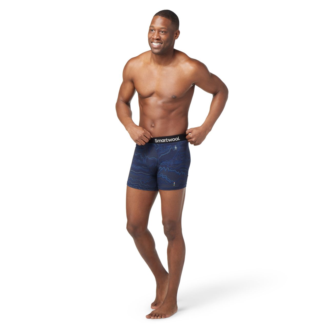 Smartwool Men's Merino Print Boxer Brief Boxed