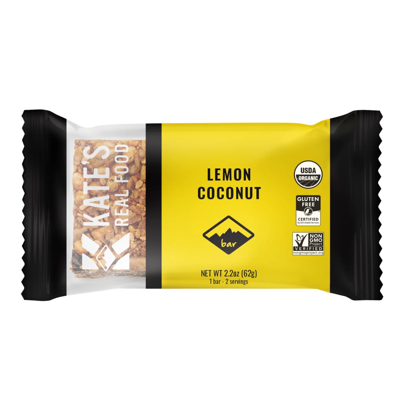 Lemon Coconut Bar by Kates Real Food Energy Food BackcountryGear