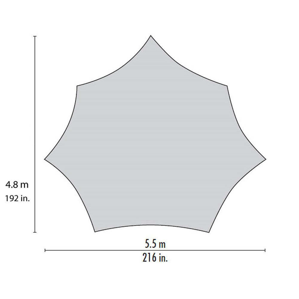 Rendezvous Sun Shield 200 Wing from MSR | Tarps & Wings