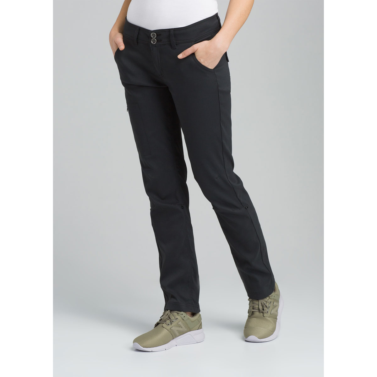 PrAna Women's Pants Size 8 Hallena Pant Straight Blue/Gray Outdoor W4118RG09