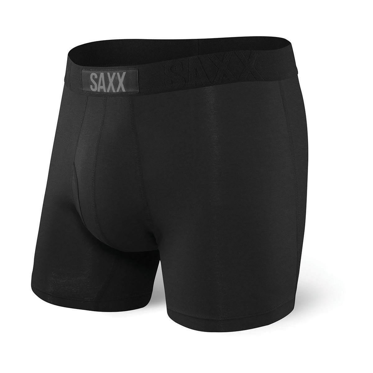 Saxx Ultra Boxer Brief Fly - Men's - Black / Black