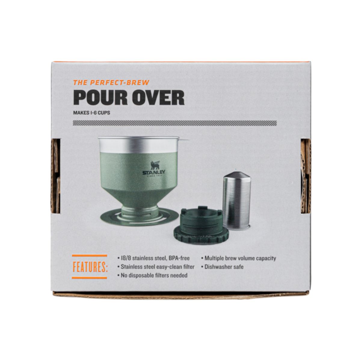 Stanley Classic Pore Over Coffee Dripper Set Gree for Camping Coffee Maker