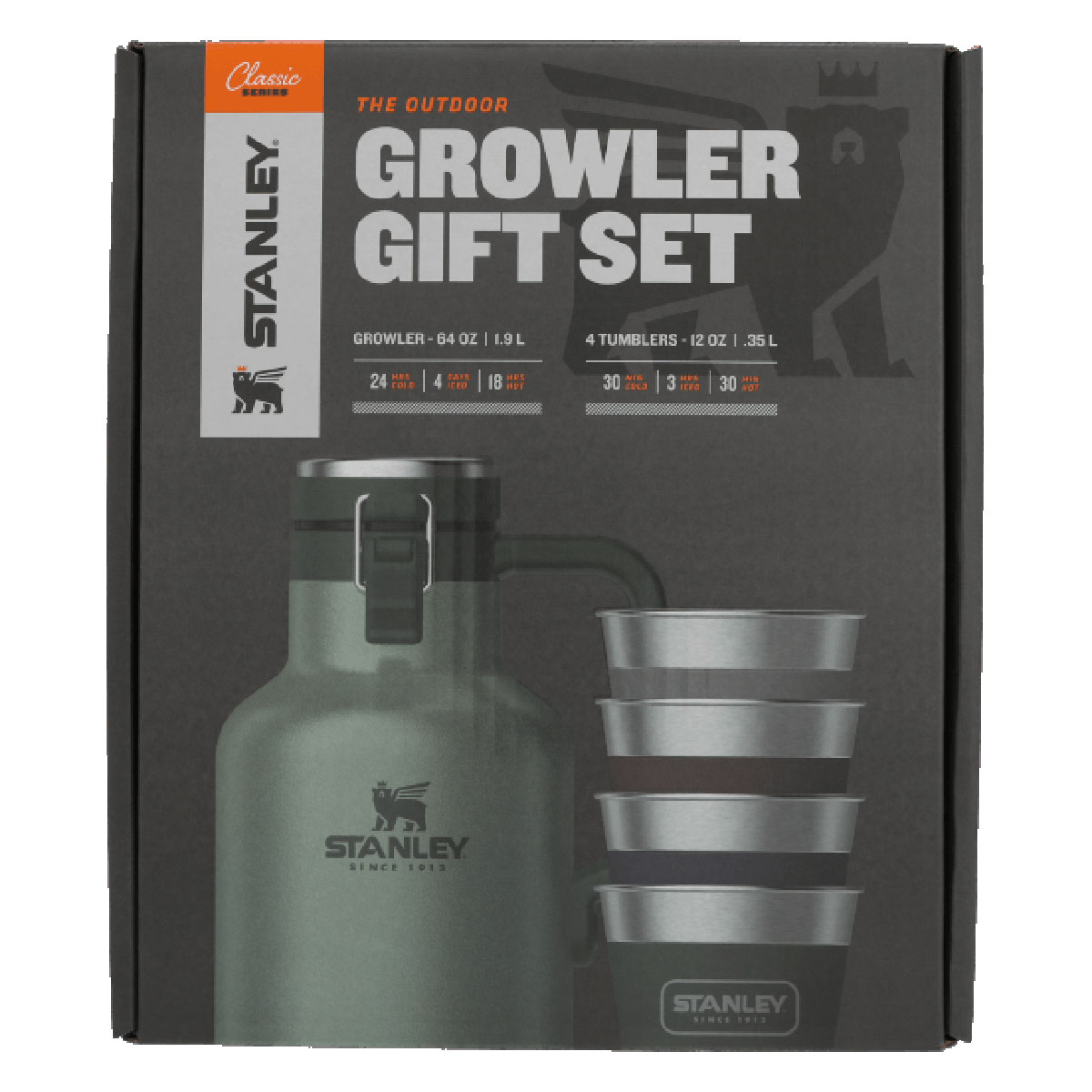 Classic Easy-Pour Beer Growler, 1.9 L