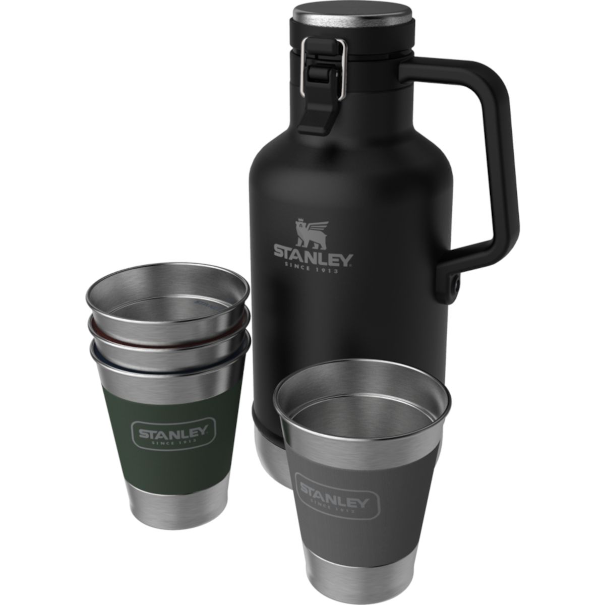STANLEY CLASSIC 1.9L 64OZ INSULATED EASY POUR BEER GROWLER - GREEN