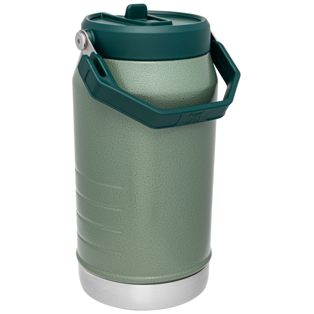 STANLEY IceFlow 22 oz Hammertone Green Double Wall Vacuum Insulated  Stainless Steel Water Bottle with Wide Mouth and Straw Lid