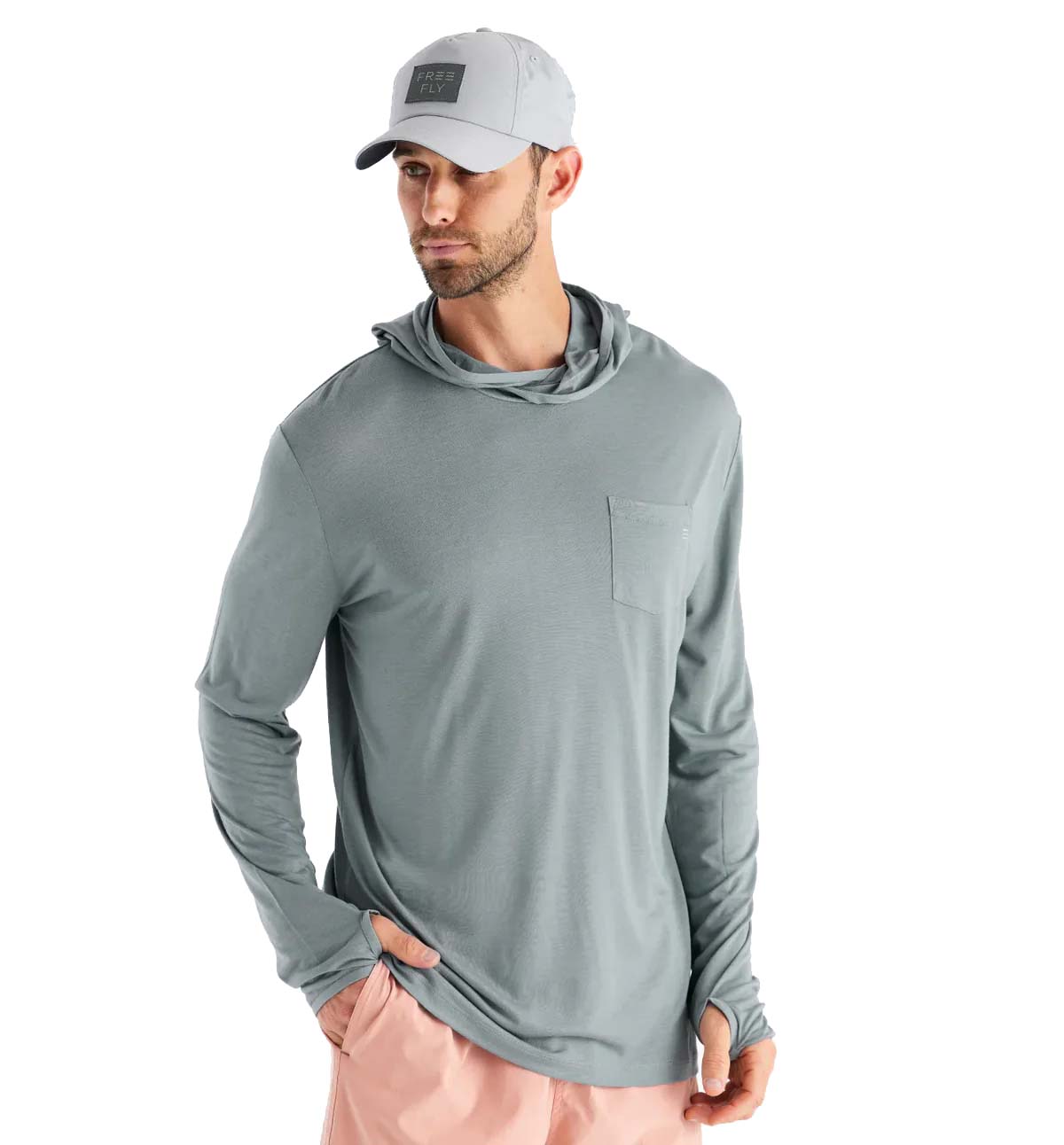 Free Fly Men's Bamboo Shade Hoodie - Quick Dry, Breathable Performance  Outdoor Shirt with Sun Protection UPF 50+