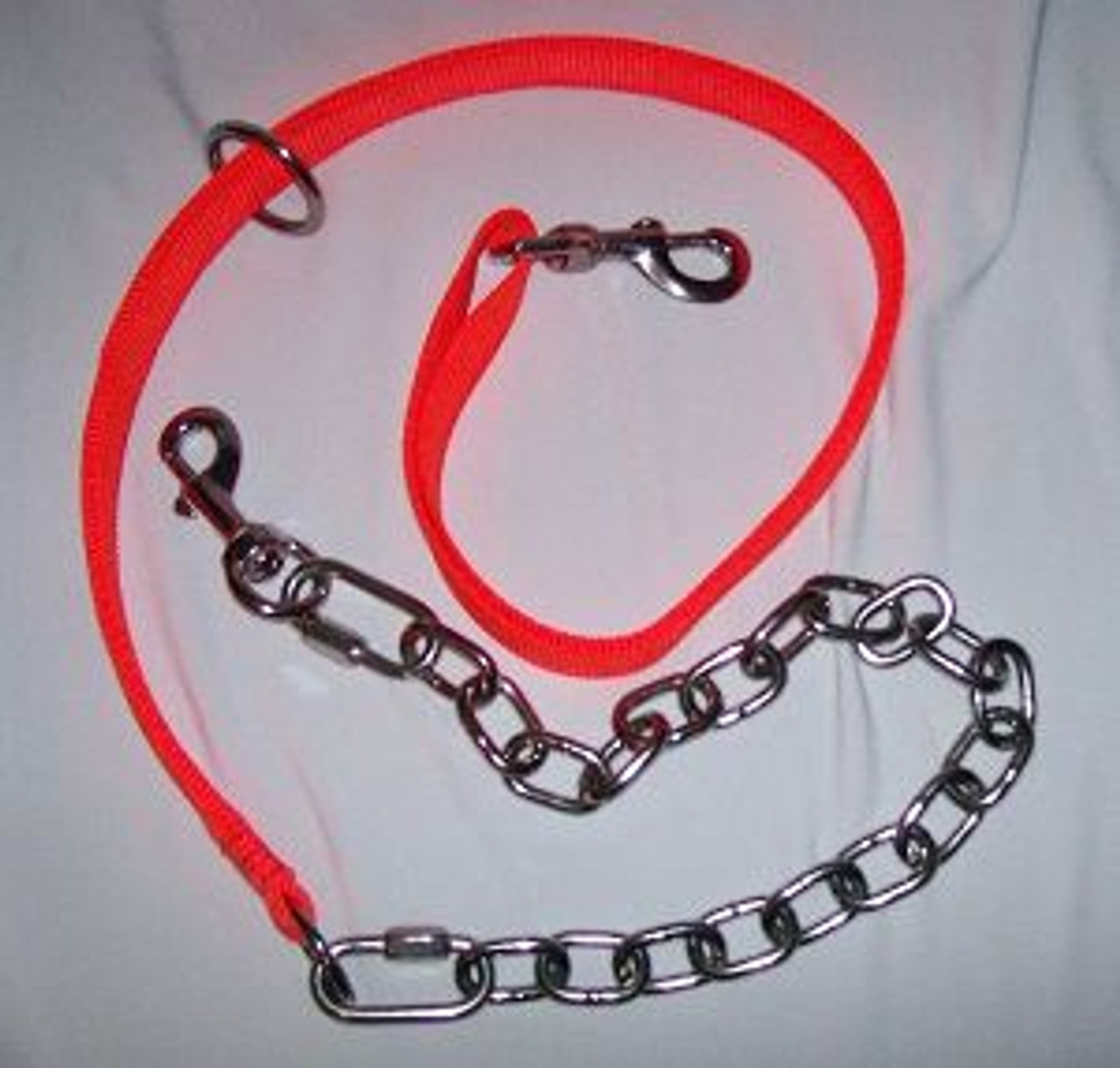 STAINLESS CHAIN/NYLON LEAD - Wild Boar USA/Ugly Dog Ranch