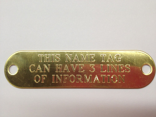 NAME TAG FOR PURCHASED COLLAR 