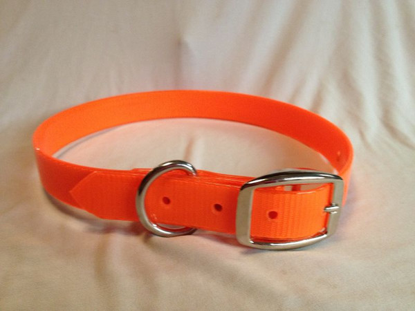 A3. DAY GLO COLLAR EXTRA LONG - NICKEL