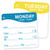 DissolveMark® Day of the Week 2" x 2" Labels