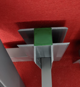 Plastic end cap square for 35mm