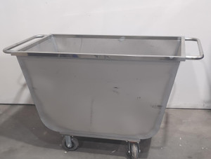 Stainless steel feed cart, large