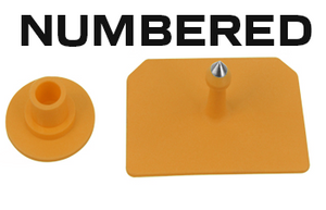 Sow ear tags female round button (Numbered) Sow ear tags female round button (Numbered)