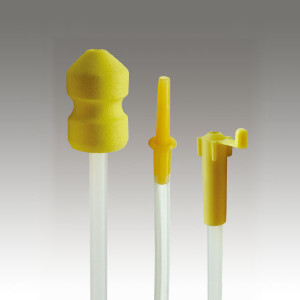 Yellow Foam Catheter with Extentions, 250 per box