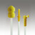 Yellow foam catheter with extentions, 250 per box