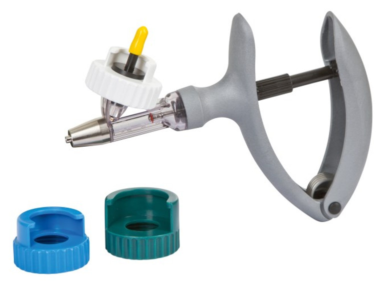 HSW ECO-MATIC® with universal adapter set for medicine bottles Luer Lock attachement