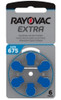 Rayovac 675 Hearing Aid Batteries. 6 Pack