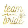 Team Bride Hen Party Temporary Tattoos - 6 Pack