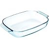 Pyrex Borosilicate Glass Rectangular Roaster with Easy Grip Handles, 39x25cm