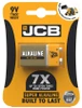 JCB 9V Super Alkaline Battery PP3 LR22 MN1604 BLOC 1 Pack
